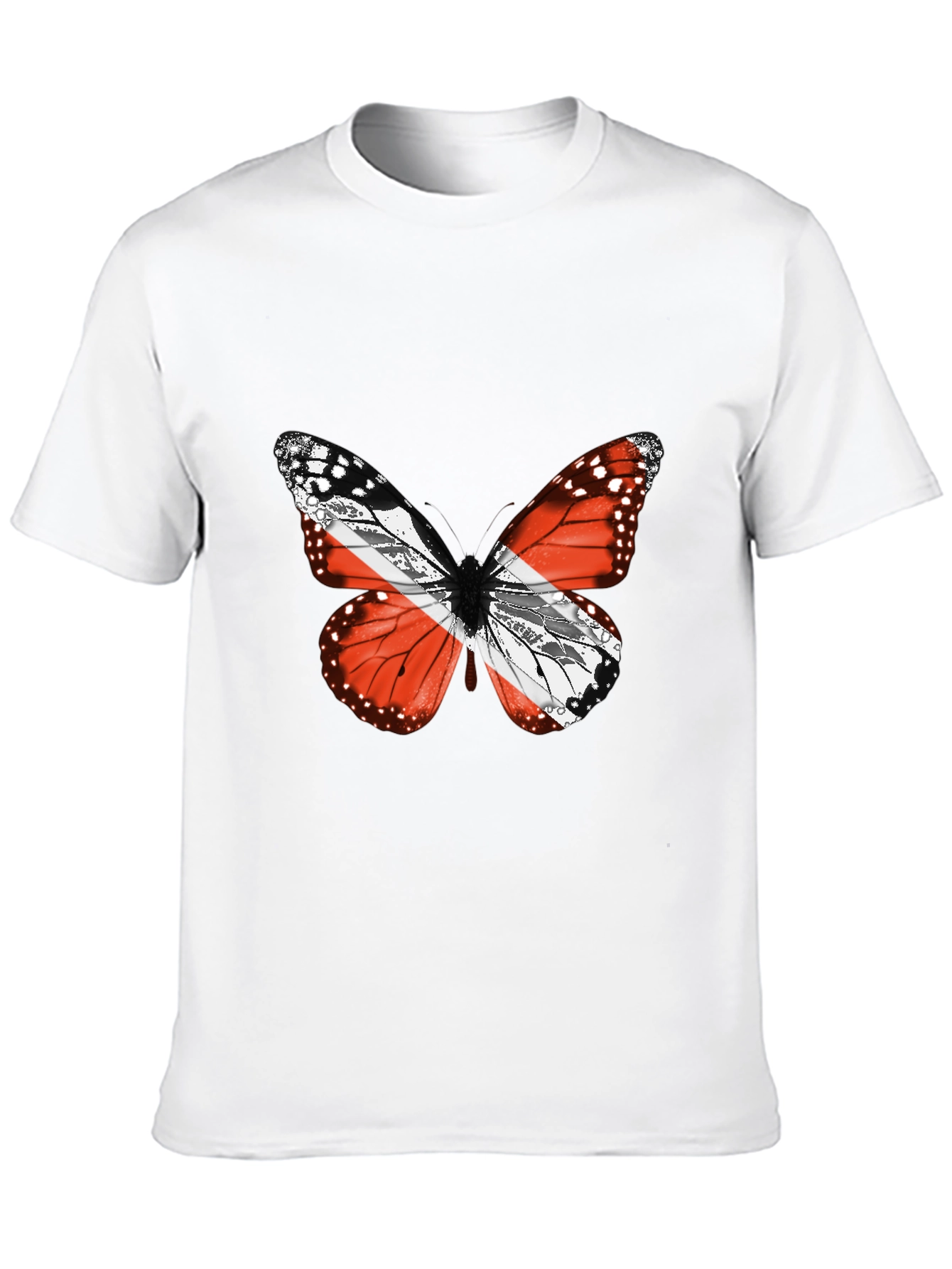Butterfly Trinidad & Tobago Flag T-Shirt