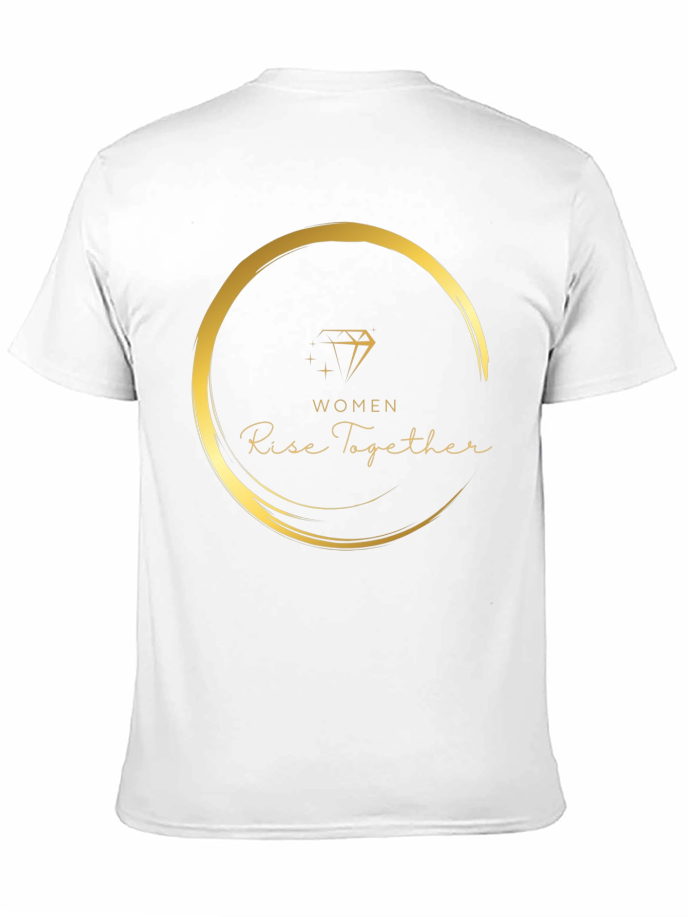 Women Rise Together Black Graphic Tee