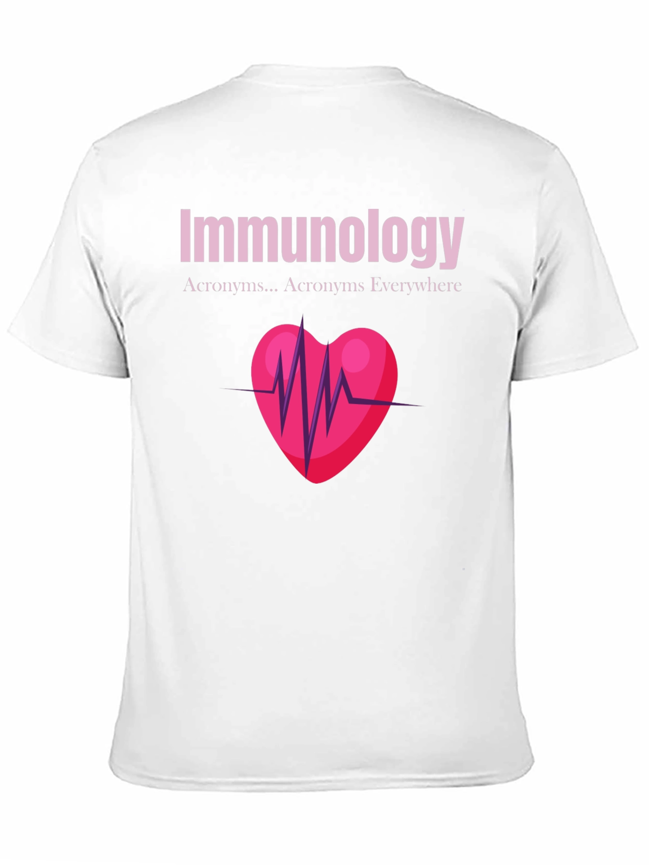 Immunology Heartbeat Graphic T-Shirt