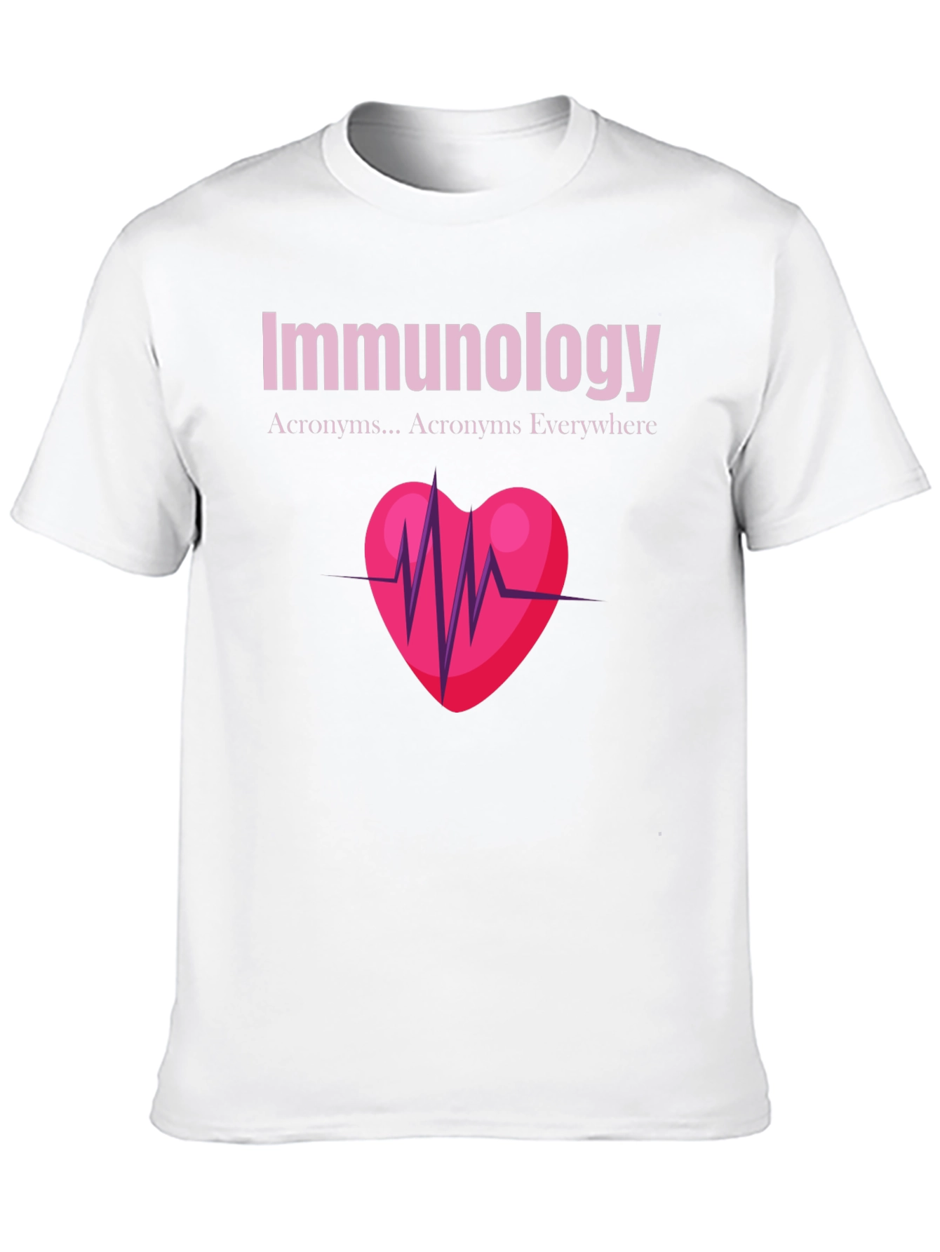 Immunology Heartbeat Graphic T-Shirt