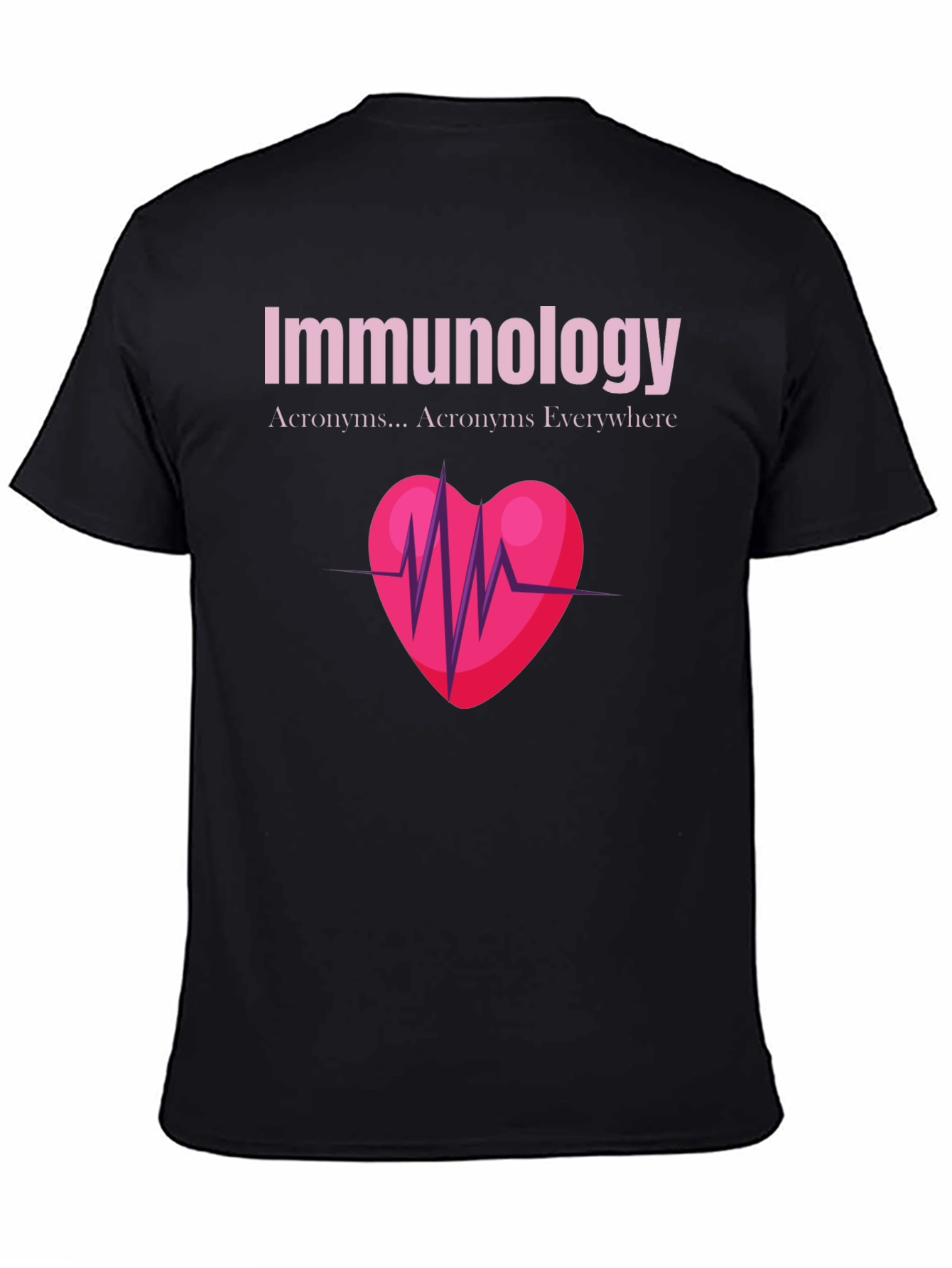 Immunology Heartbeat Graphic T-Shirt