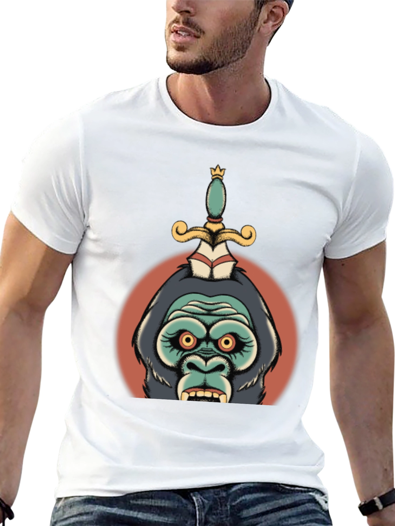 King Kong Dagger Graphic Tee - Black