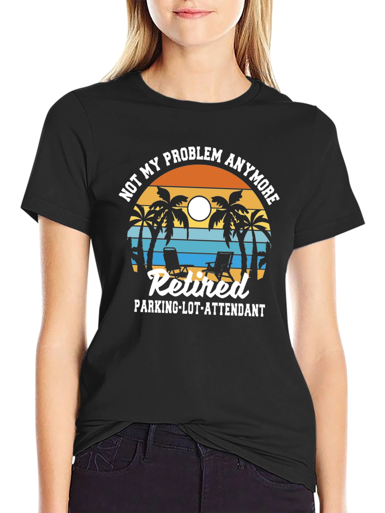 Retired Parking Lot Attendant Graphic T-Shirt