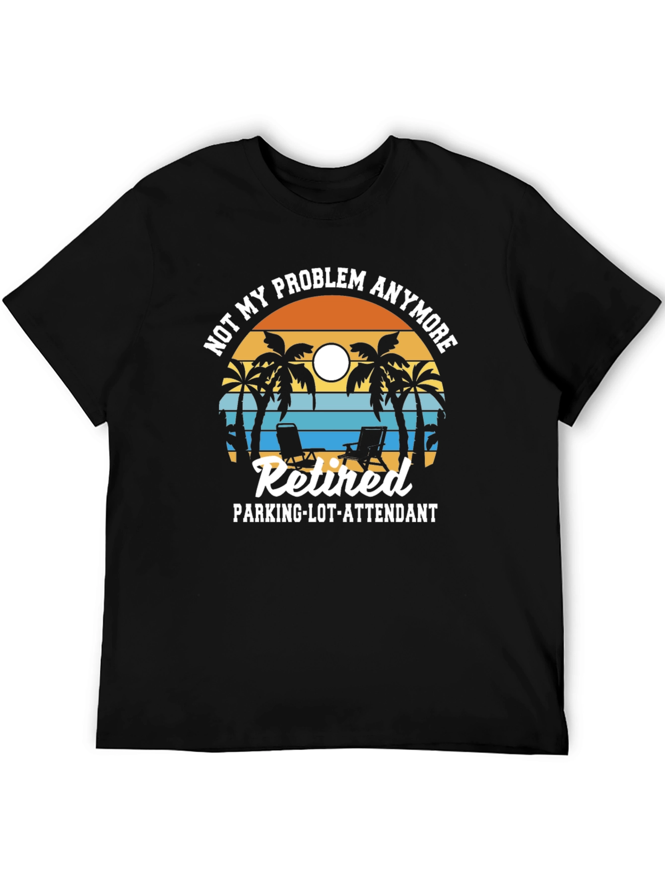Retired Parking Lot Attendant Graphic T-Shirt