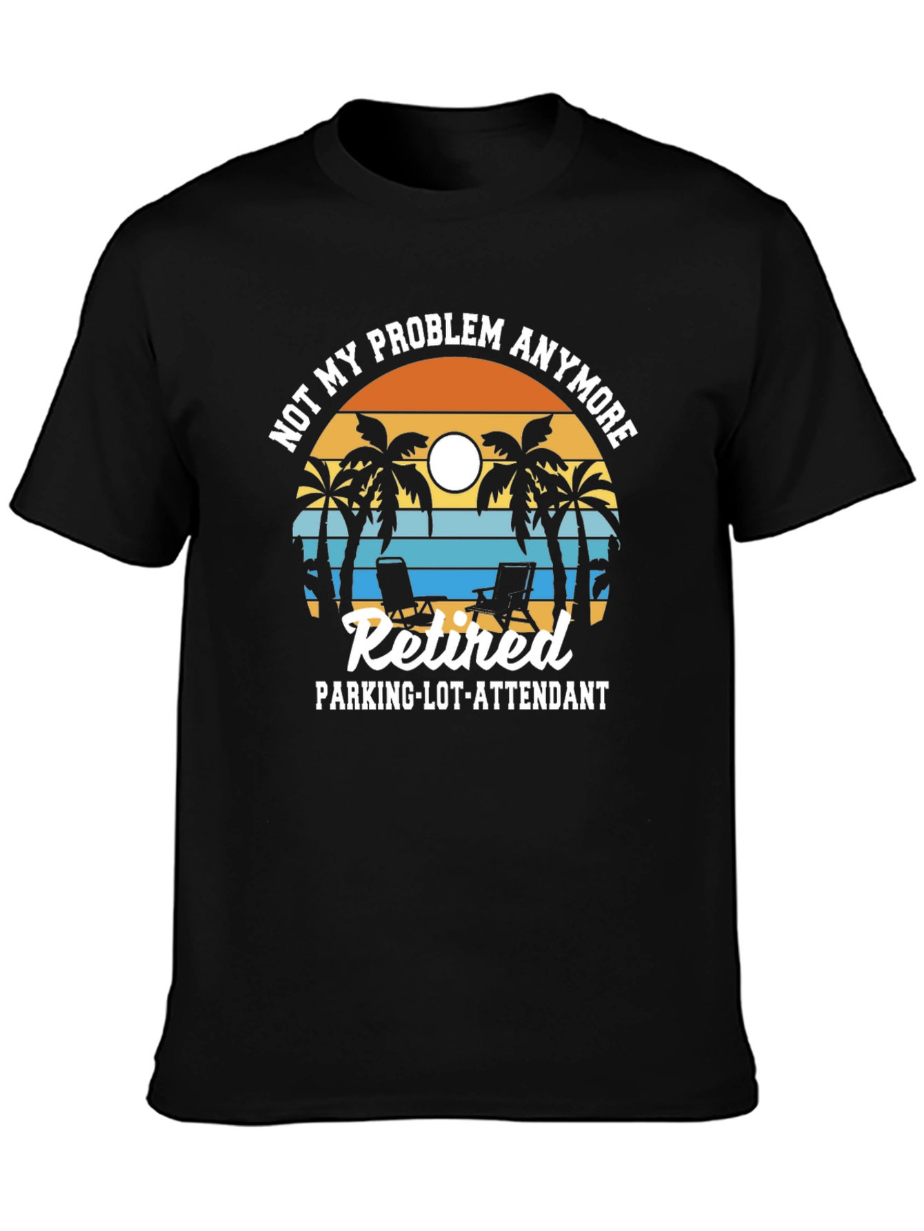 Retired Parking Lot Attendant Graphic T-Shirt