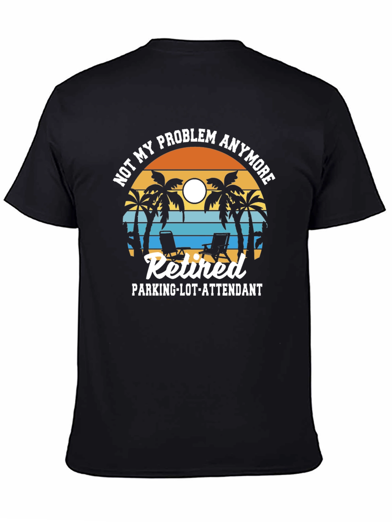 Retired Parking Lot Attendant Graphic T-Shirt