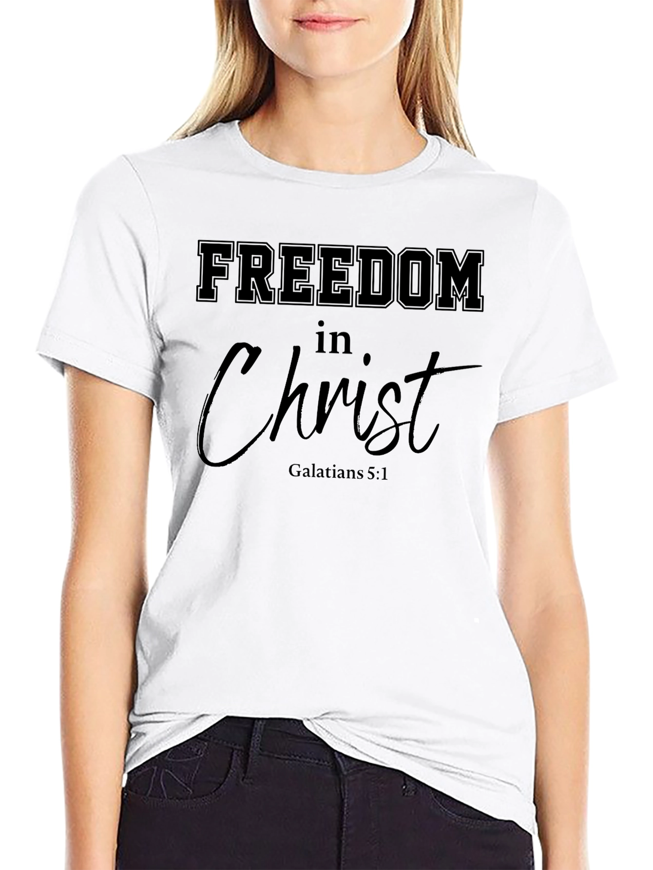 Freedom in Christ T-Shirt - Galatians 5:1