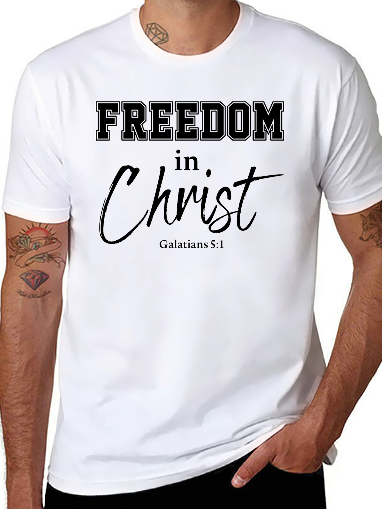 Freedom in Christ T-Shirt - Galatians 5:1