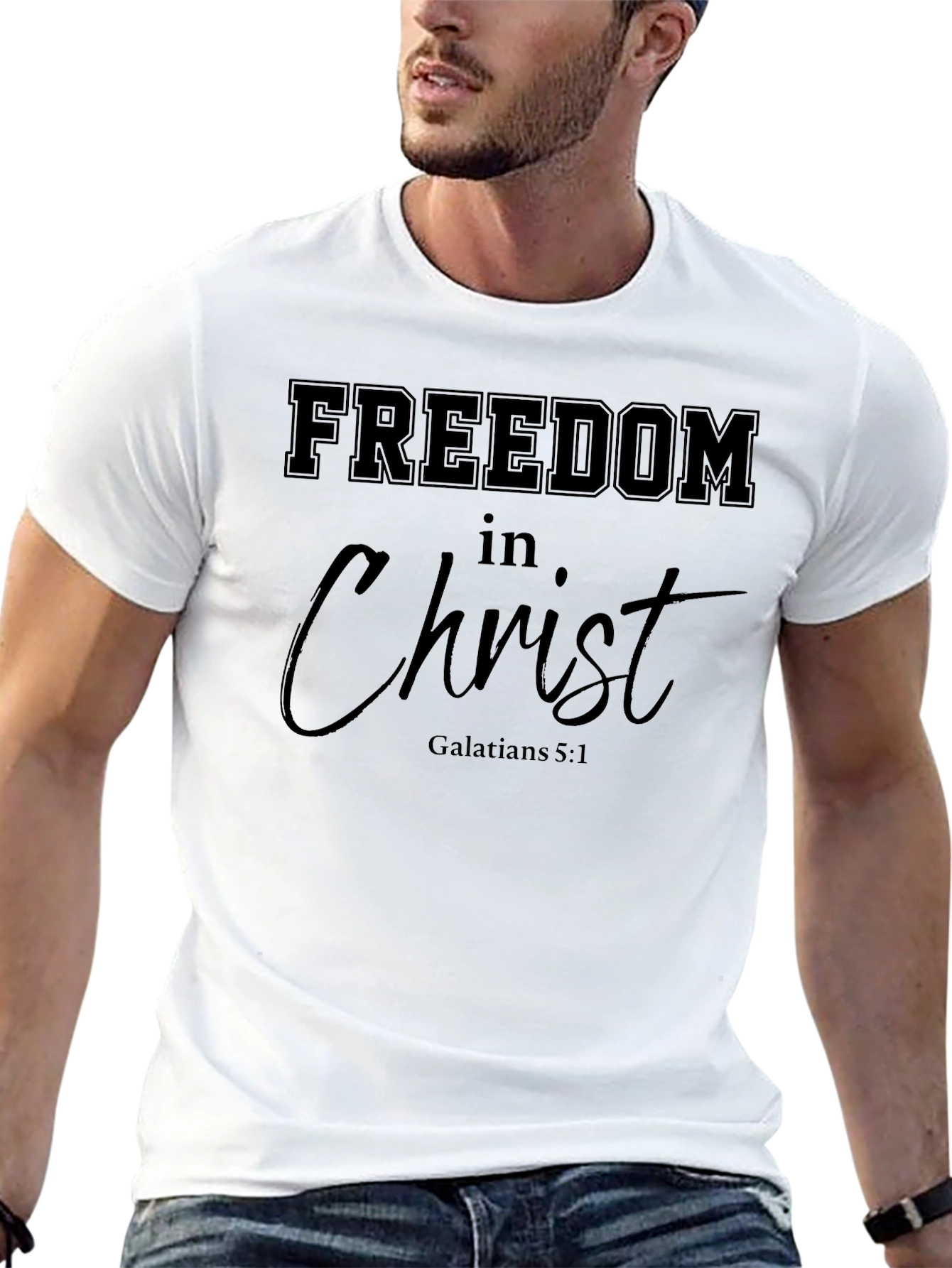 Freedom in Christ T-Shirt - Galatians 5:1