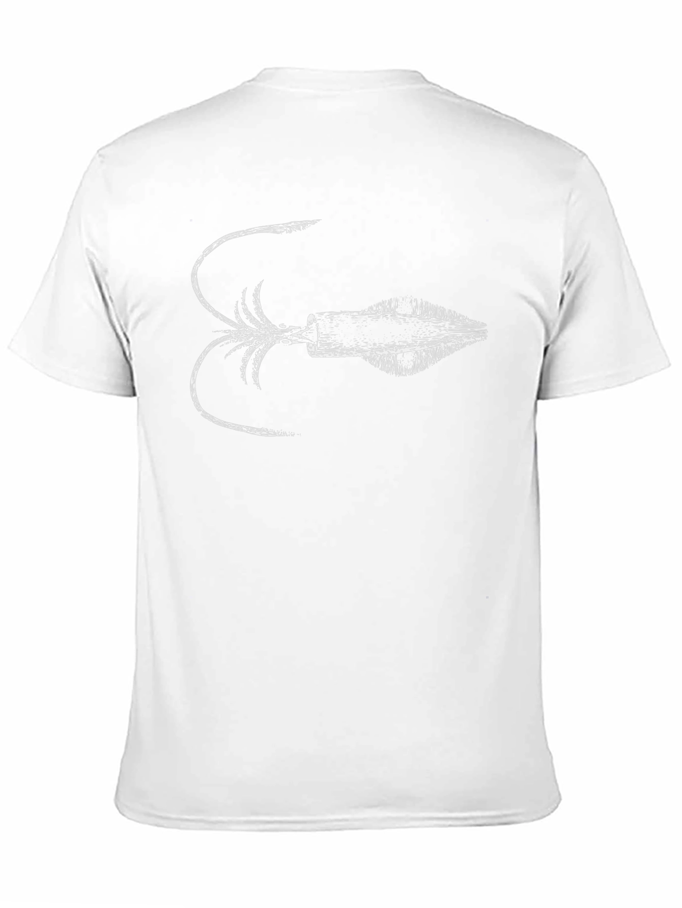 Squid Graphic Tee - Black Cotton T-Shirt
