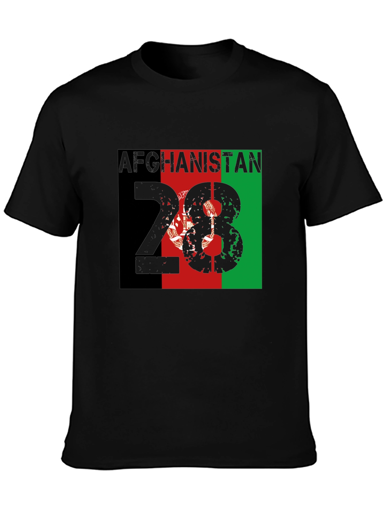 Afghanistan Flag T-Shirt - Patriotic Afghan Pride Tee