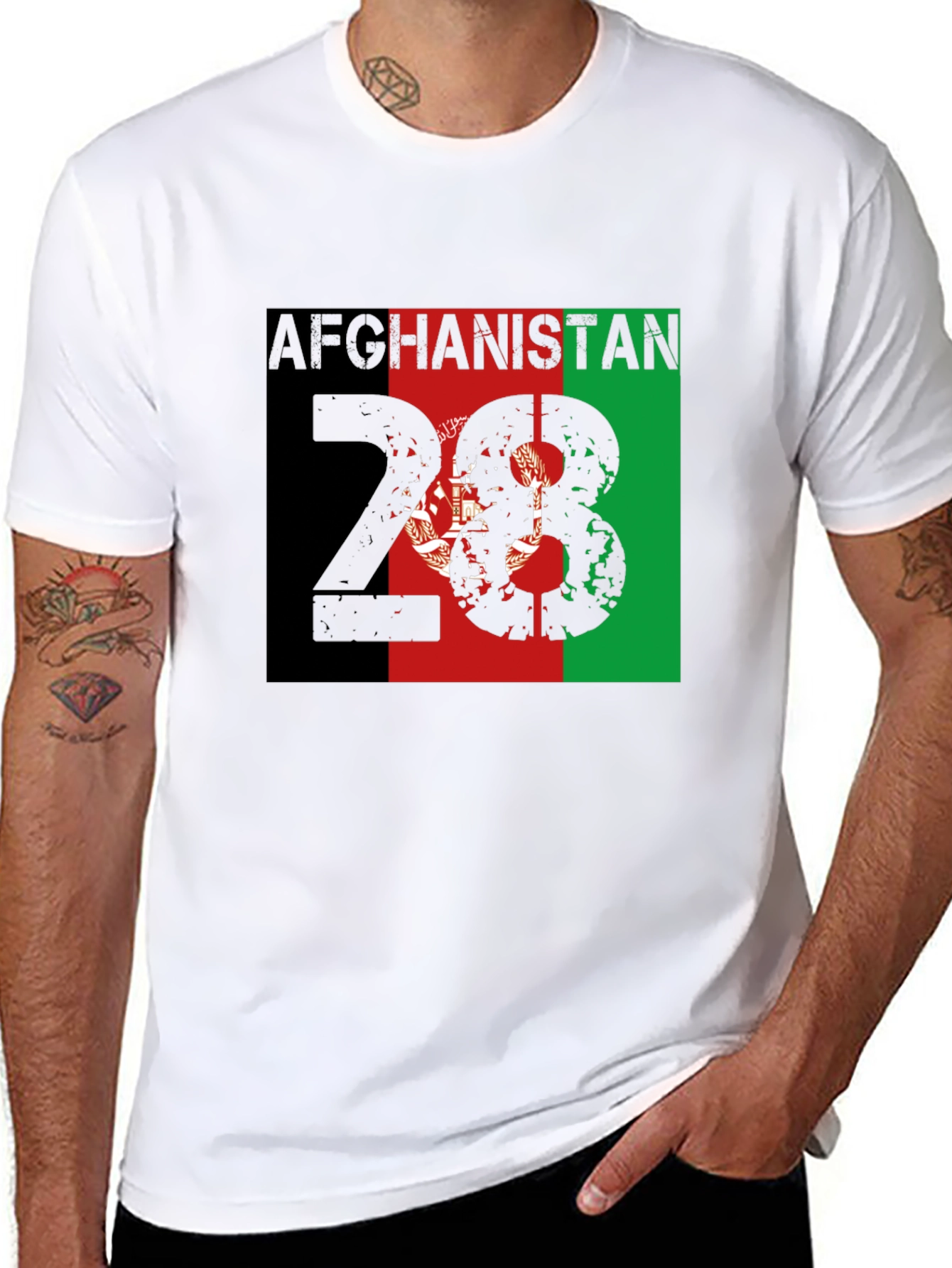 Afghanistan Flag T-Shirt - Patriotic Afghan Pride Tee