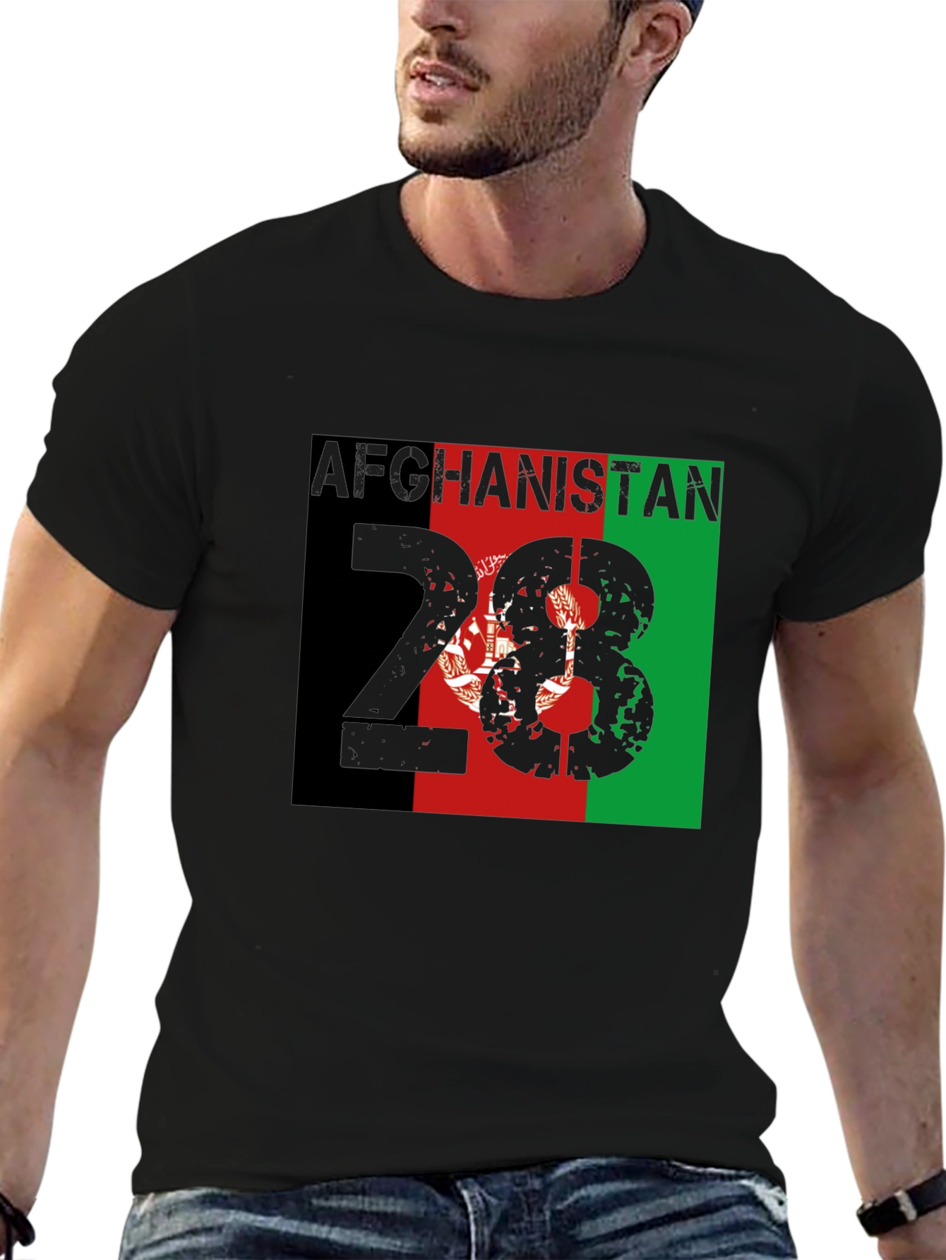Afghanistan Flag T-Shirt - Patriotic Afghan Pride Tee
