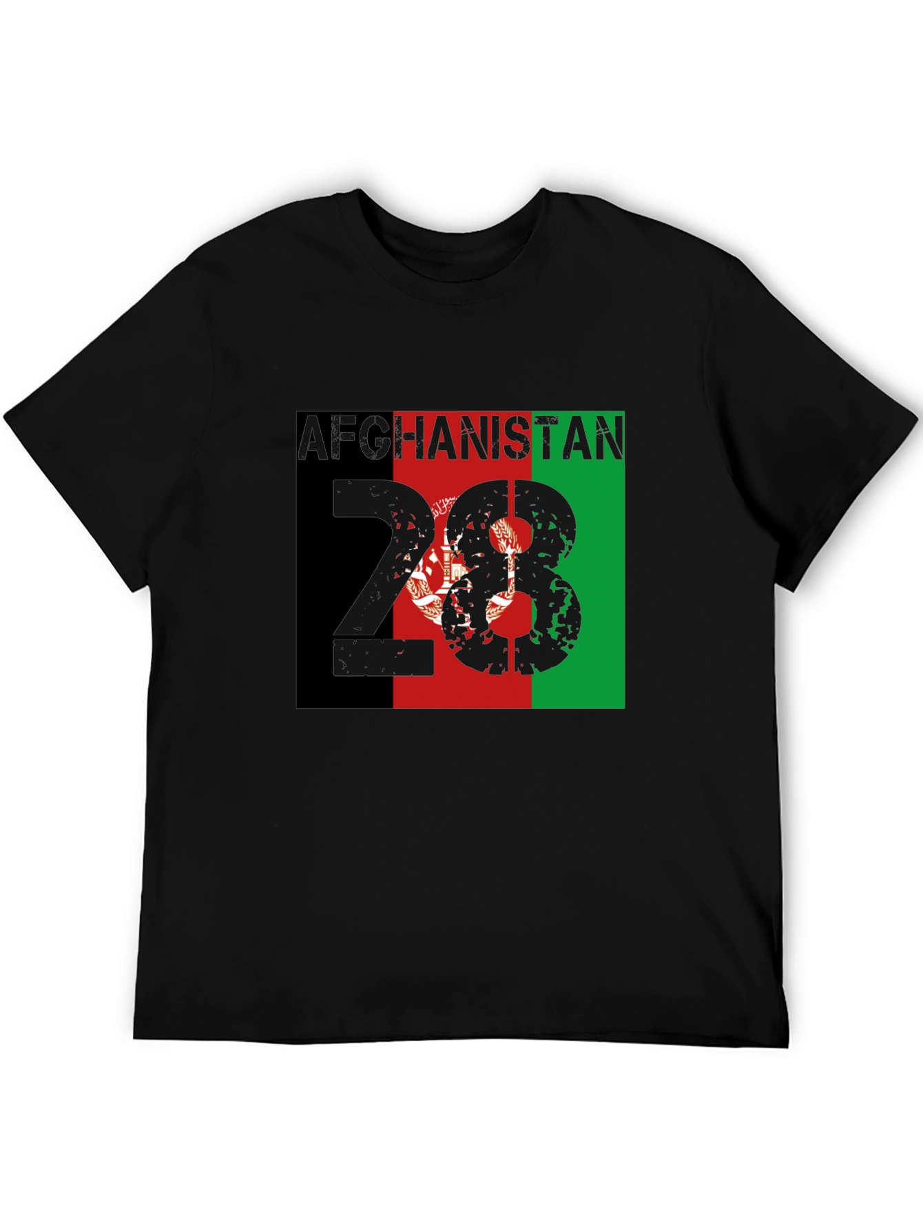 Afghanistan Flag T-Shirt - Patriotic Afghan Pride Tee