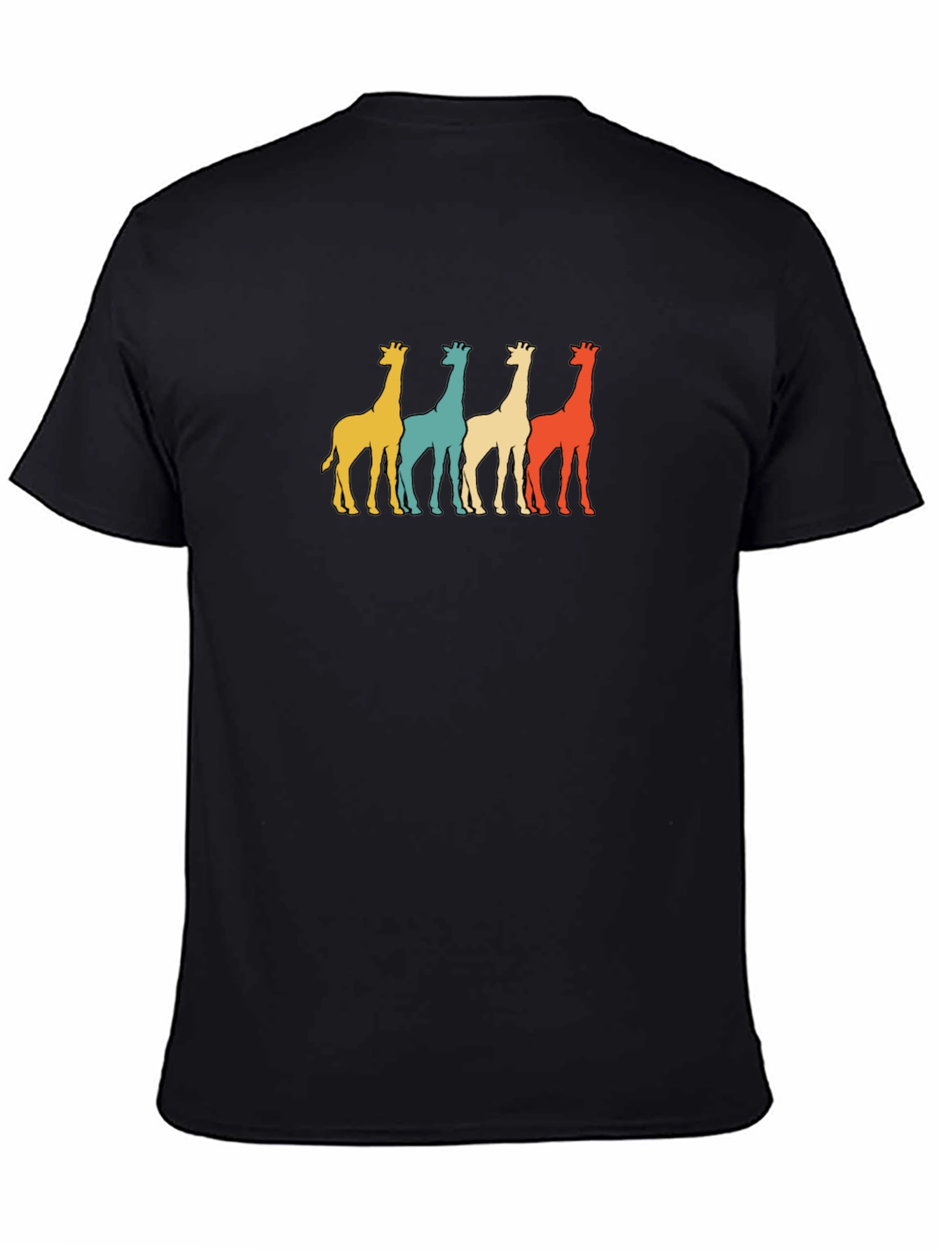 Retro Giraffe T-Shirt - Pop Art Style