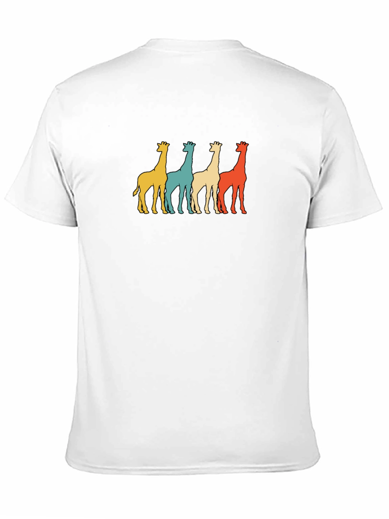 Retro Giraffe T-Shirt - Pop Art Style