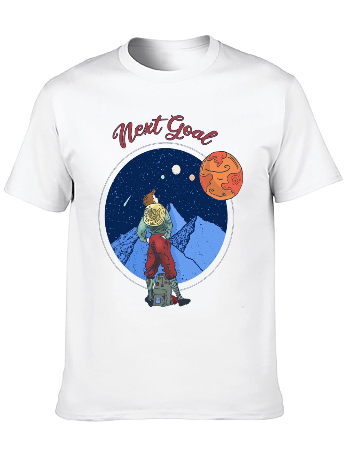 Next Goal Black Graphic Tee