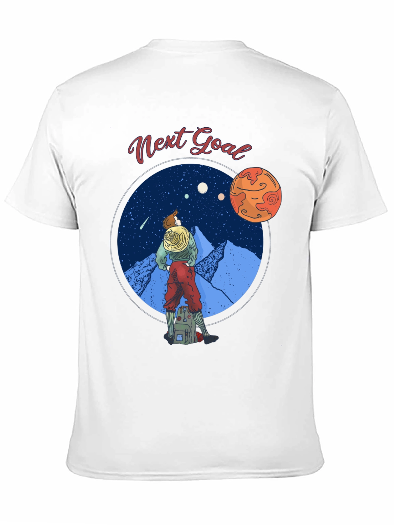 Next Goal Black Graphic Tee