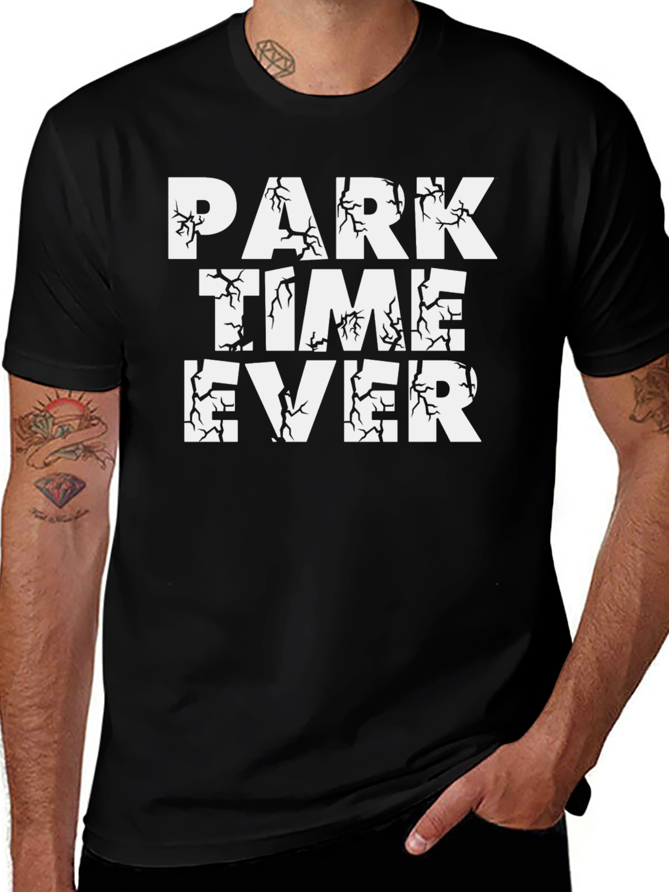 Park Time Ever Black Graphic Tee