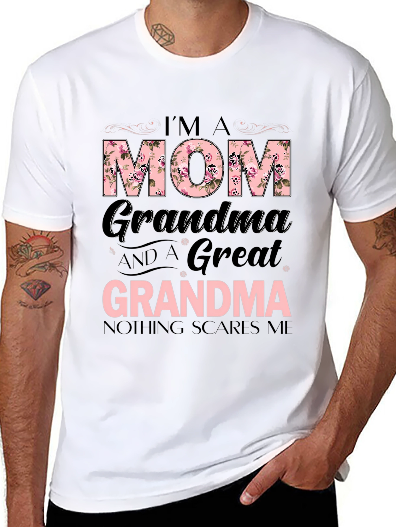 Im A Mom Grandma Great Grandma T-Shirt