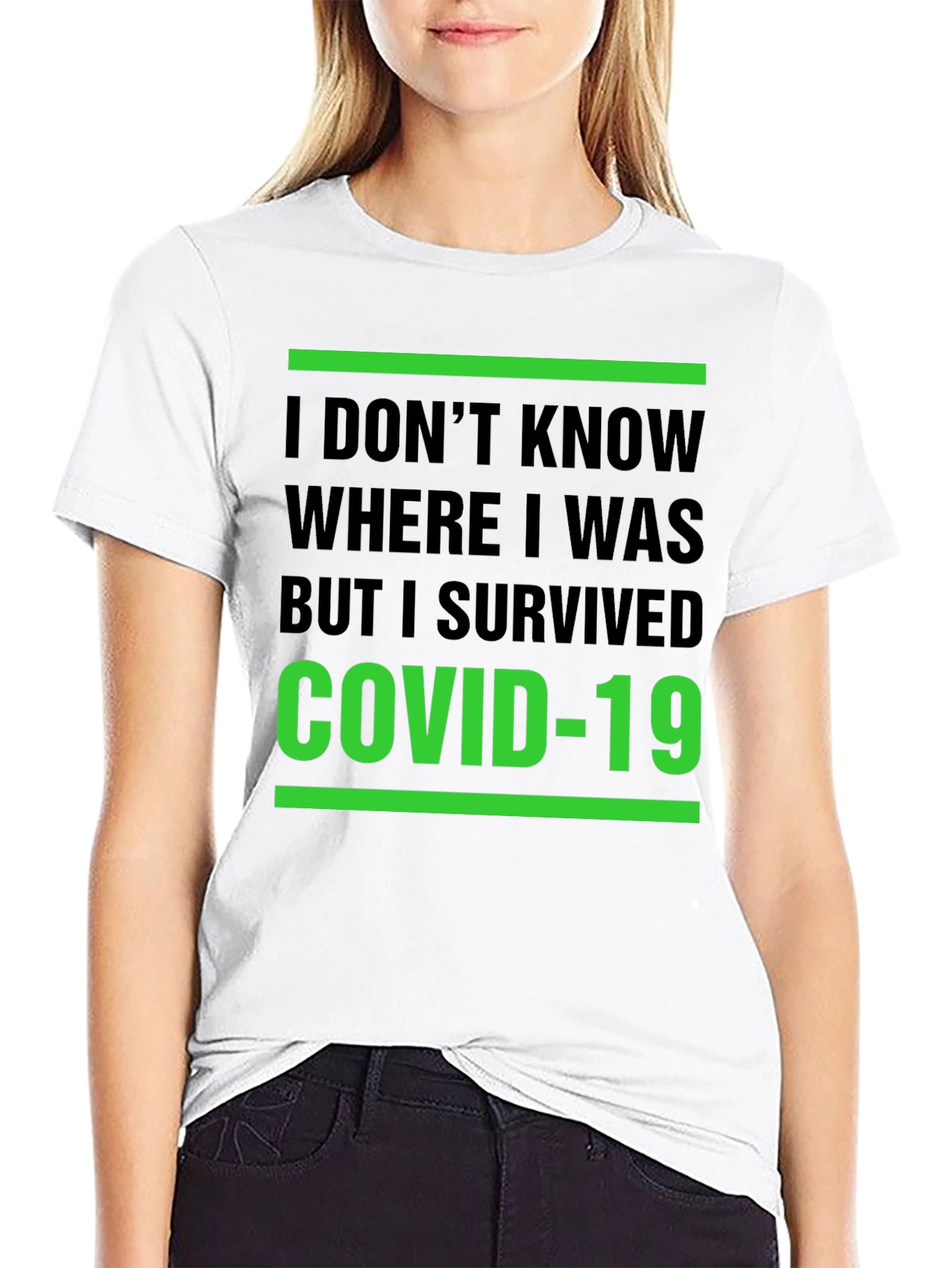 I Survived COVID-19 Graphic T-Shirt