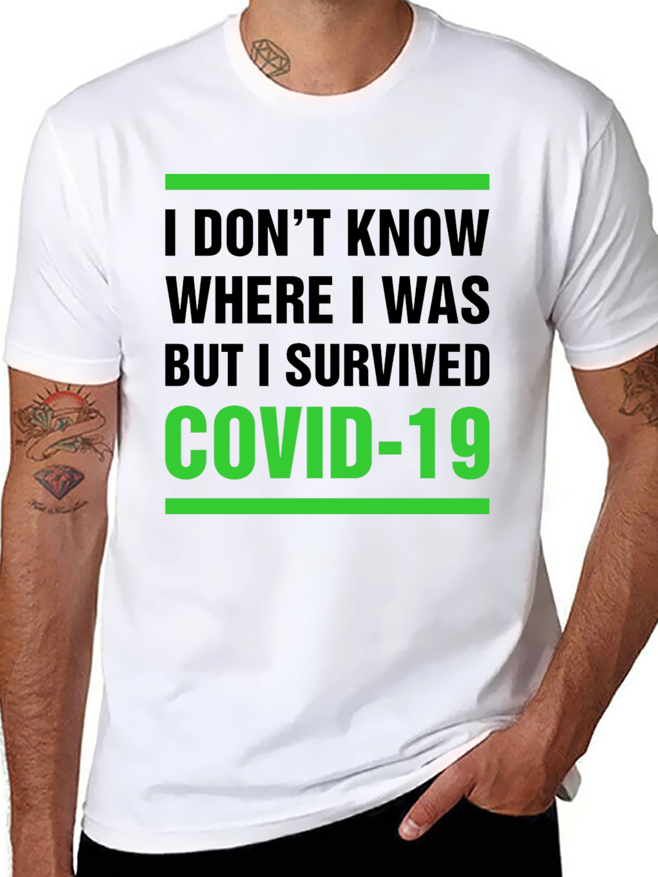 I Survived COVID-19 Graphic T-Shirt
