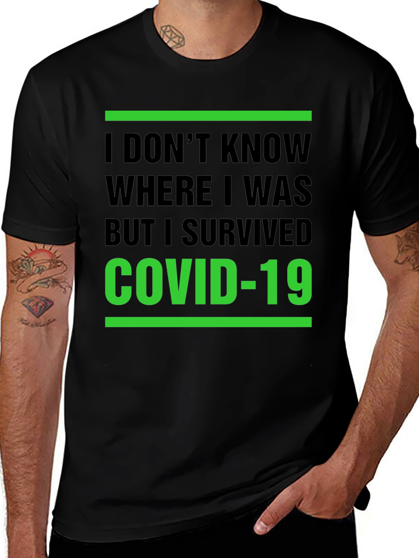 I Survived COVID-19 Graphic T-Shirt