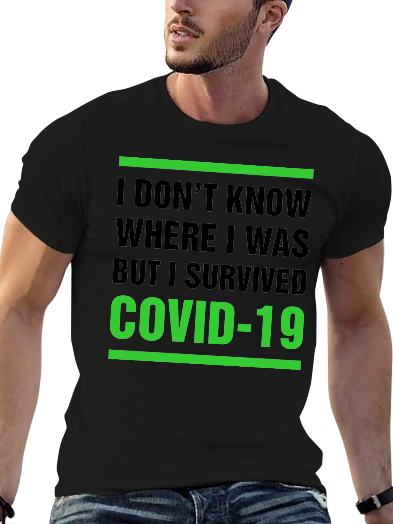 I Survived COVID-19 Graphic T-Shirt