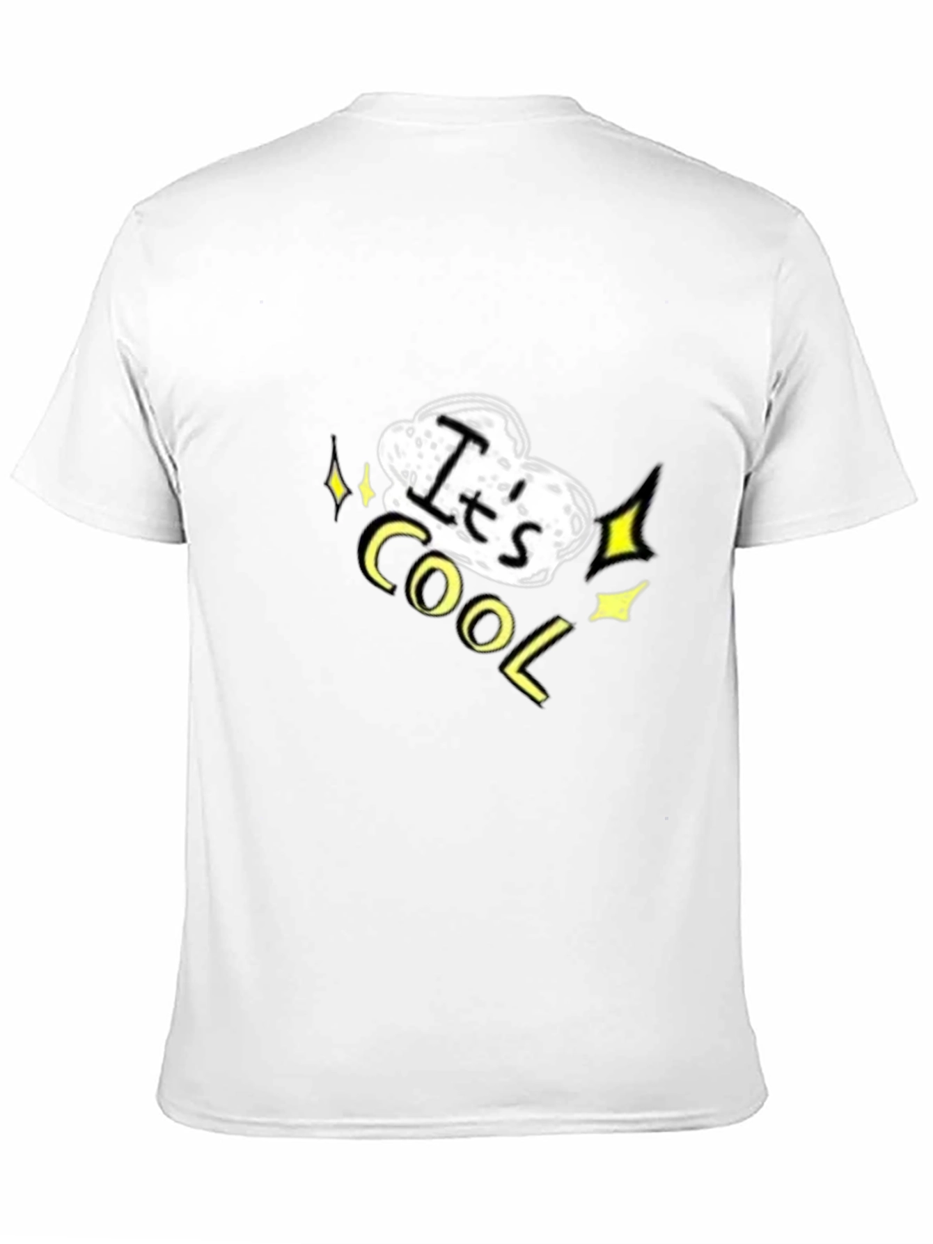 Its Cool Graphic Black T-Shirt