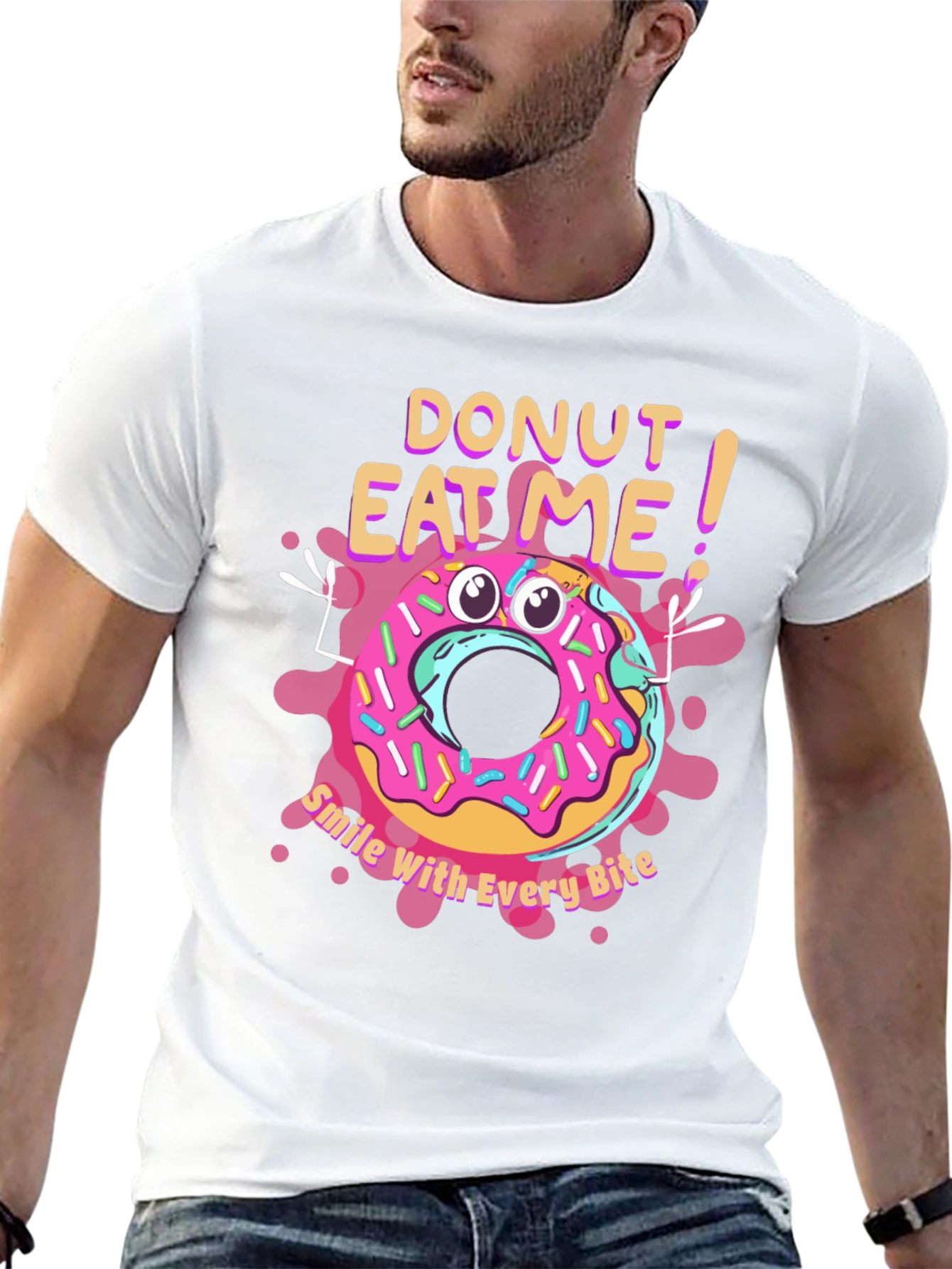 Donut Eat Me T-Shirt - Funny Graphic Tee