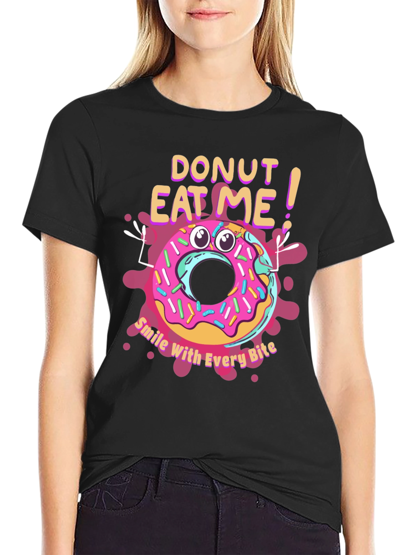 Donut Eat Me T-Shirt - Funny Graphic Tee
