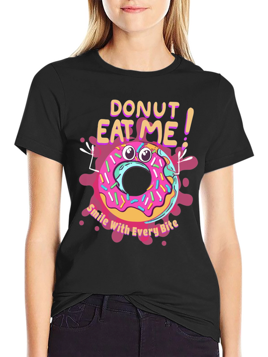Donut Eat Me T-Shirt - Funny Graphic Tee