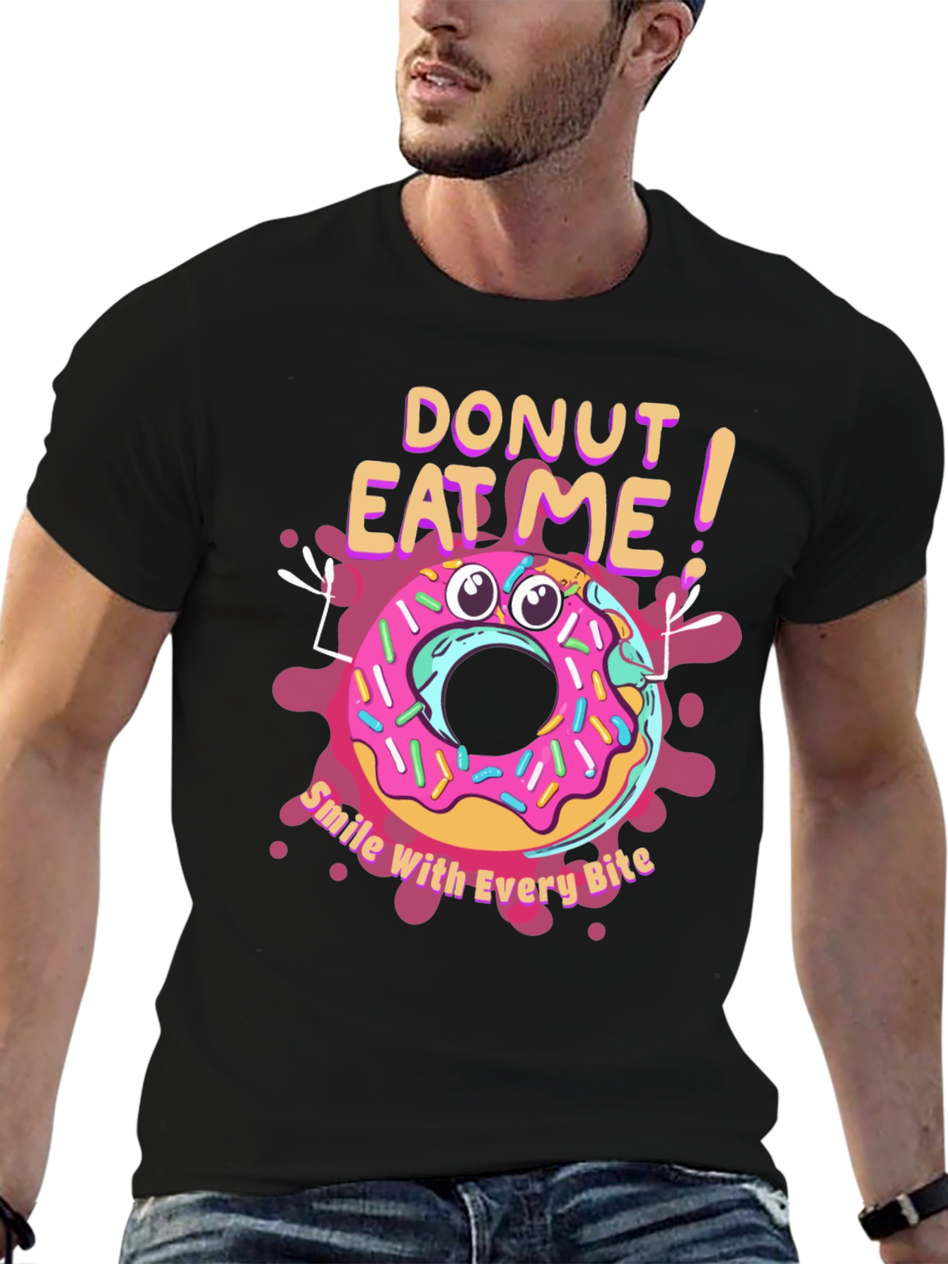 Donut Eat Me T-Shirt - Funny Graphic Tee