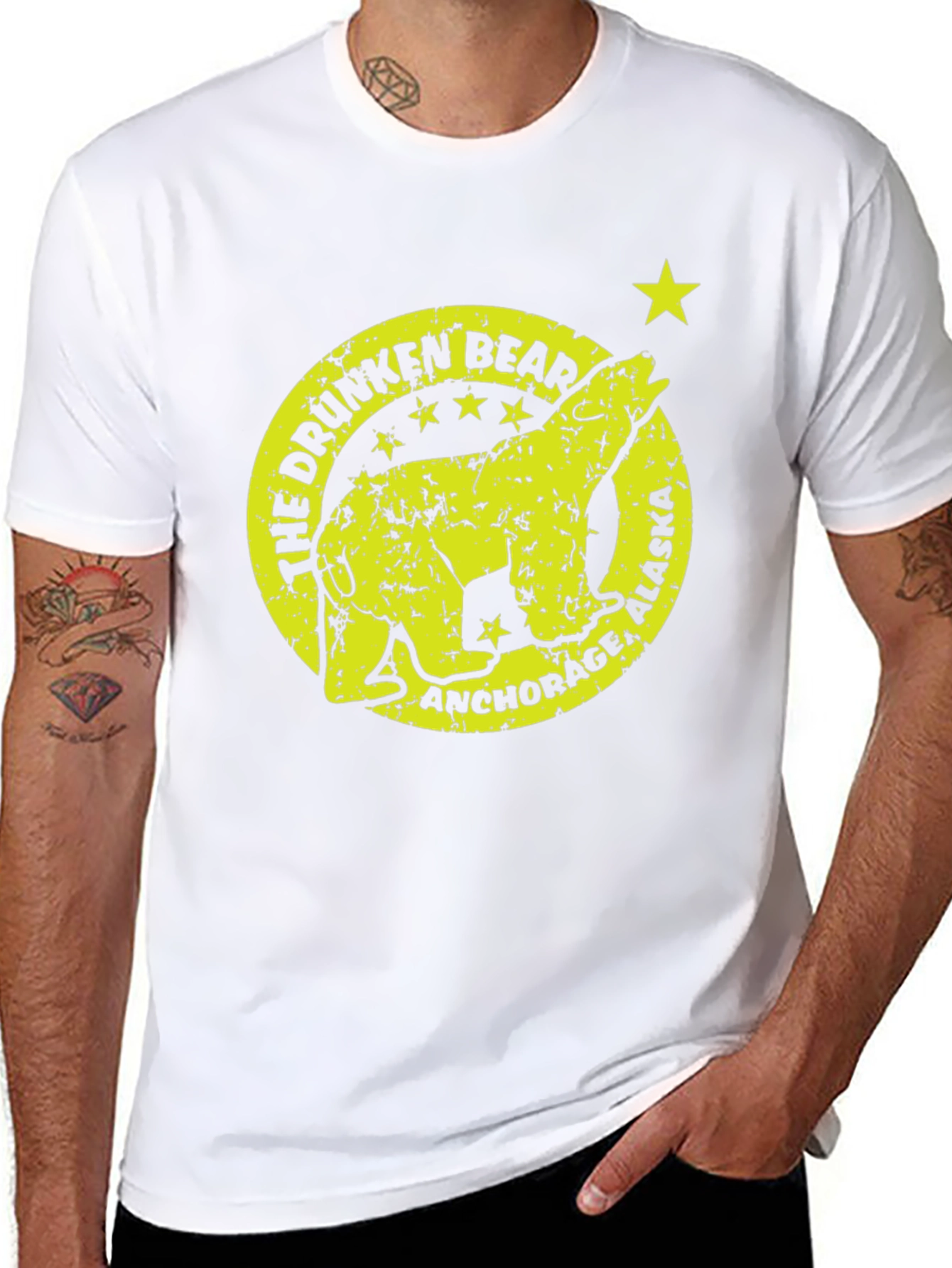 Drunken Bear Alaska Graphic Tee