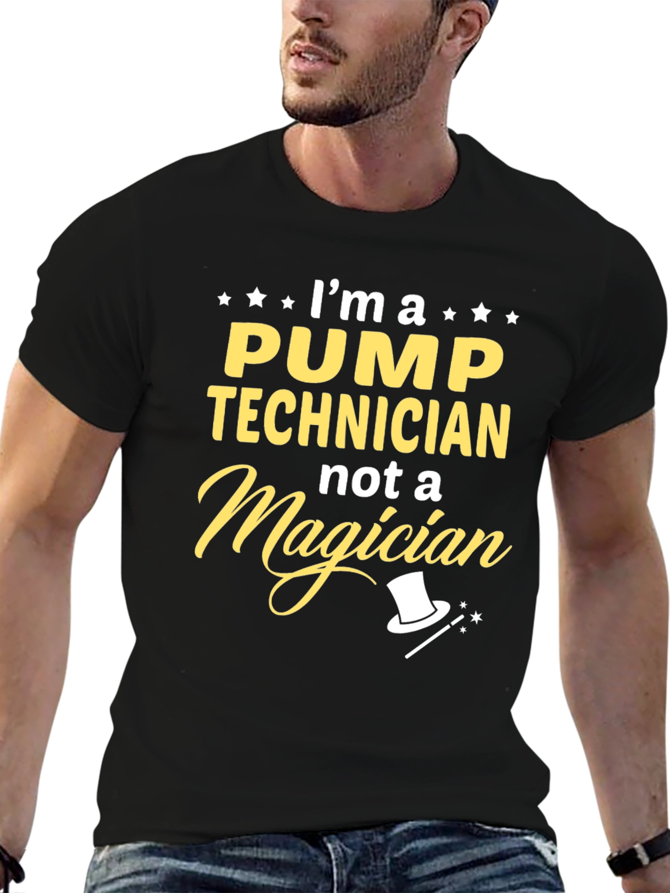 Pump Technician Graphic Tee - Not a Magician T-Shirt