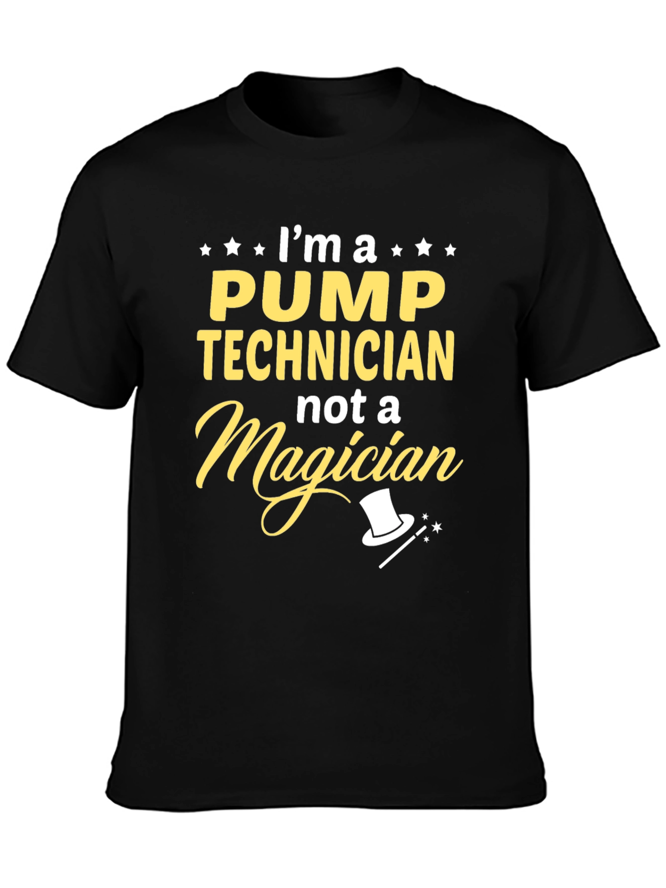 Pump Technician Graphic Tee - Not a Magician T-Shirt