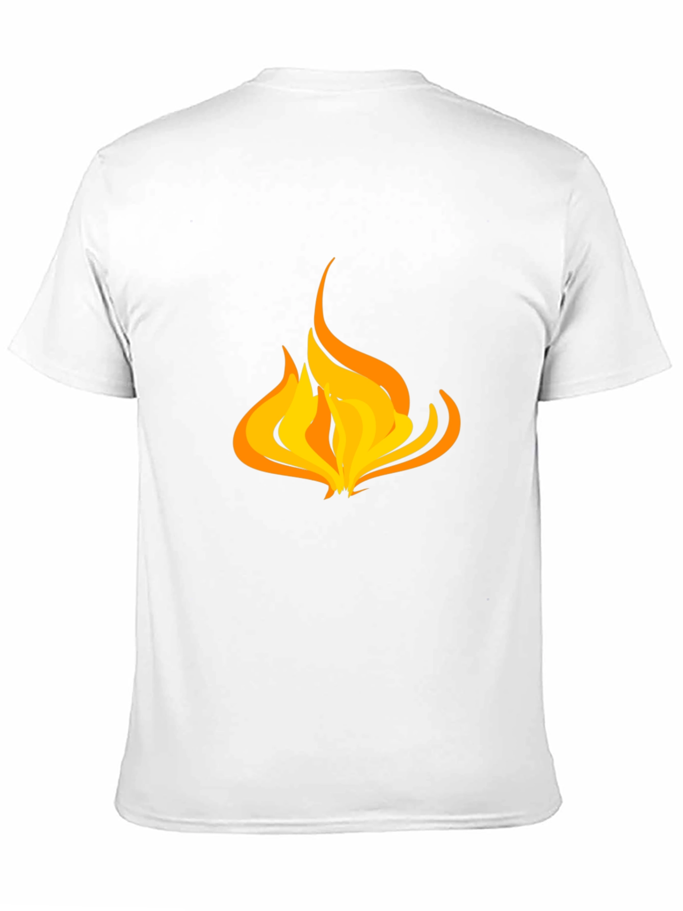 Flame Graphic Black T-Shirt - Casual Style
