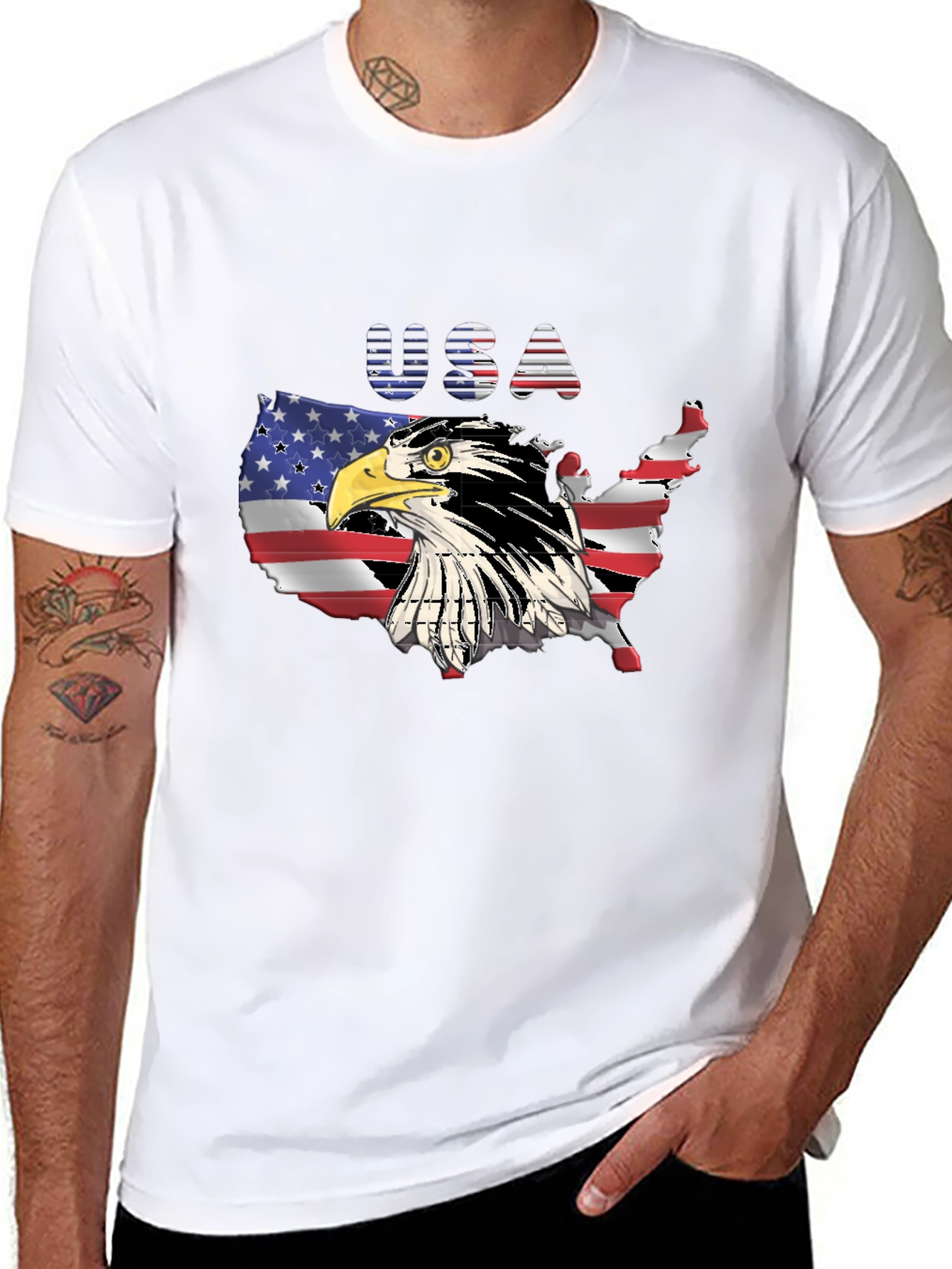 USA Eagle Graphic T-Shirt