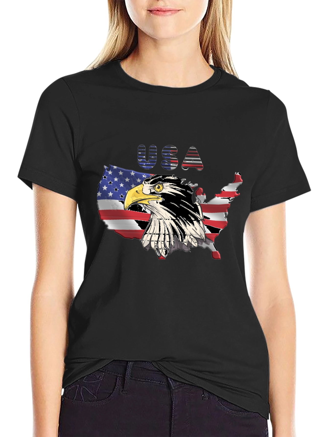 USA Eagle Graphic T-Shirt