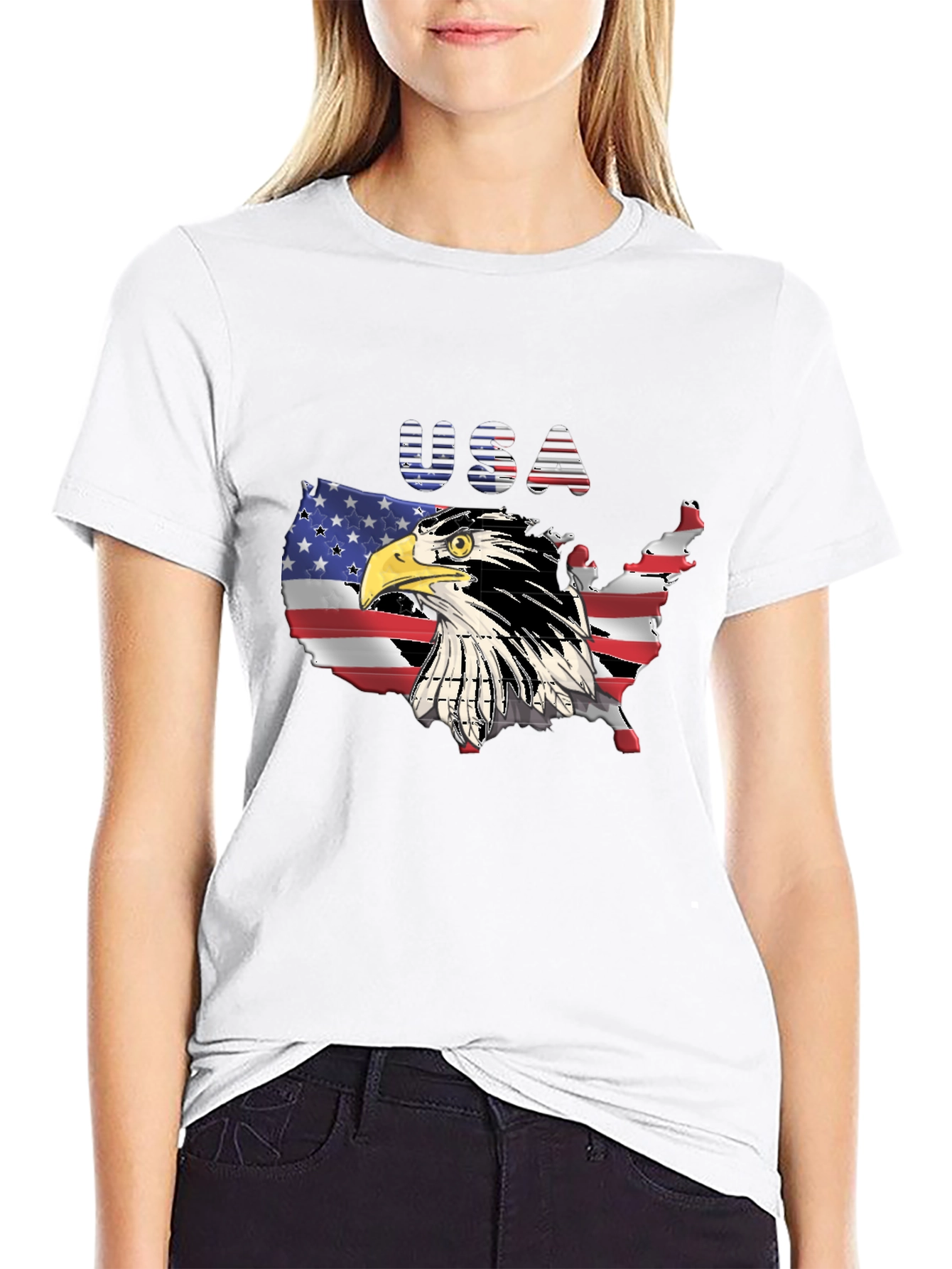 USA Eagle Graphic T-Shirt