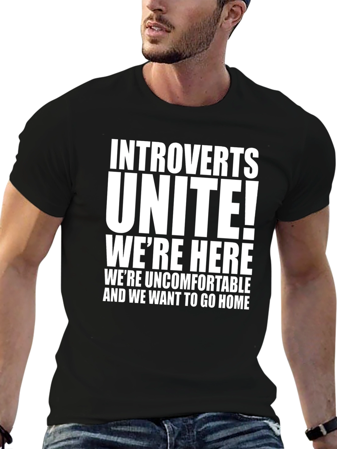 Introvert Unite! Funny Graphic Tee