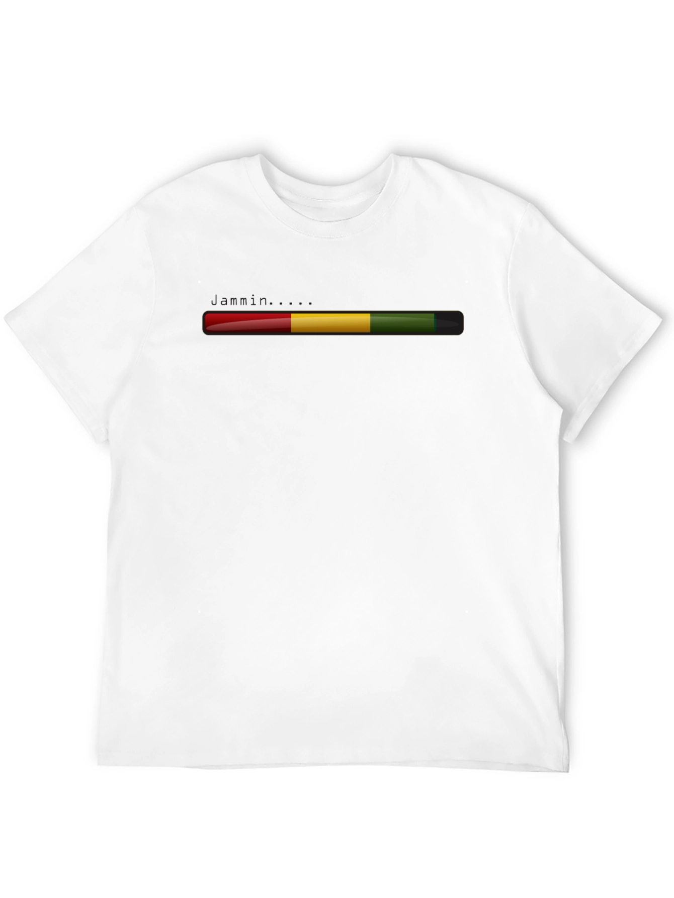 Rasta Stripe Graphic Tee - Casual Comfort