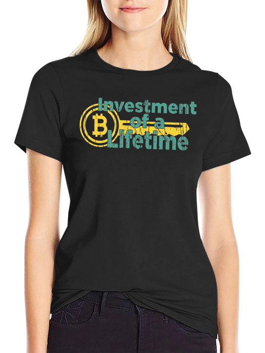 Bitcoin Investment of a Lifetime Black T-Shirt