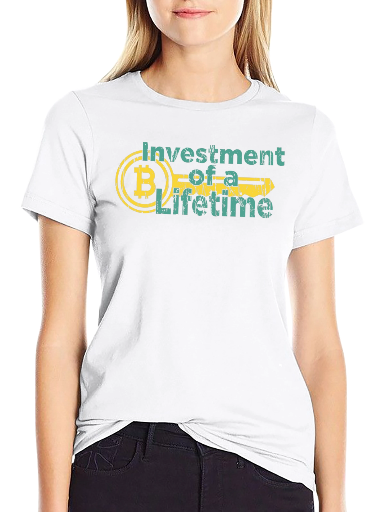 Bitcoin Investment of a Lifetime Black T-Shirt
