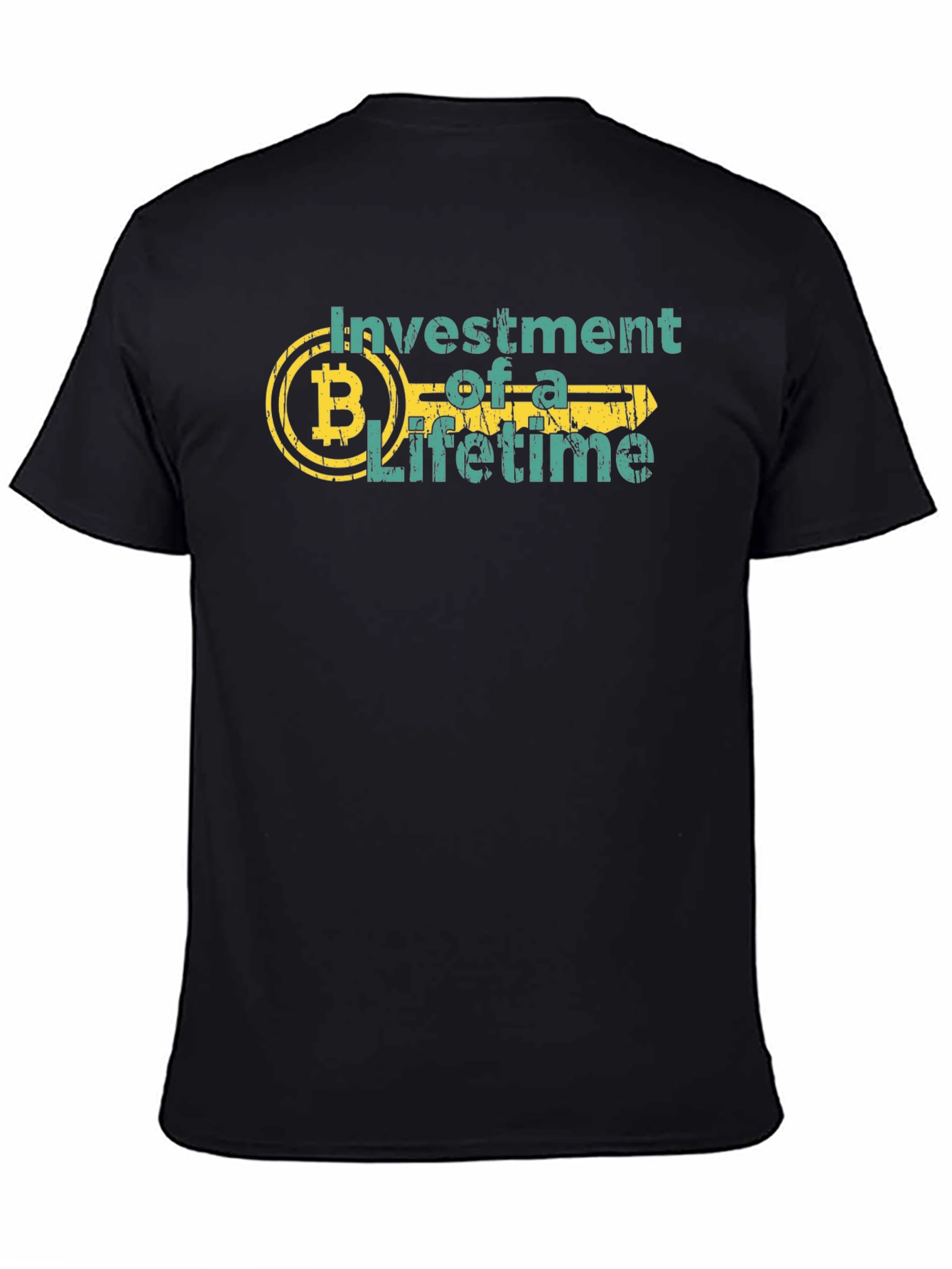 Bitcoin Investment of a Lifetime Black T-Shirt