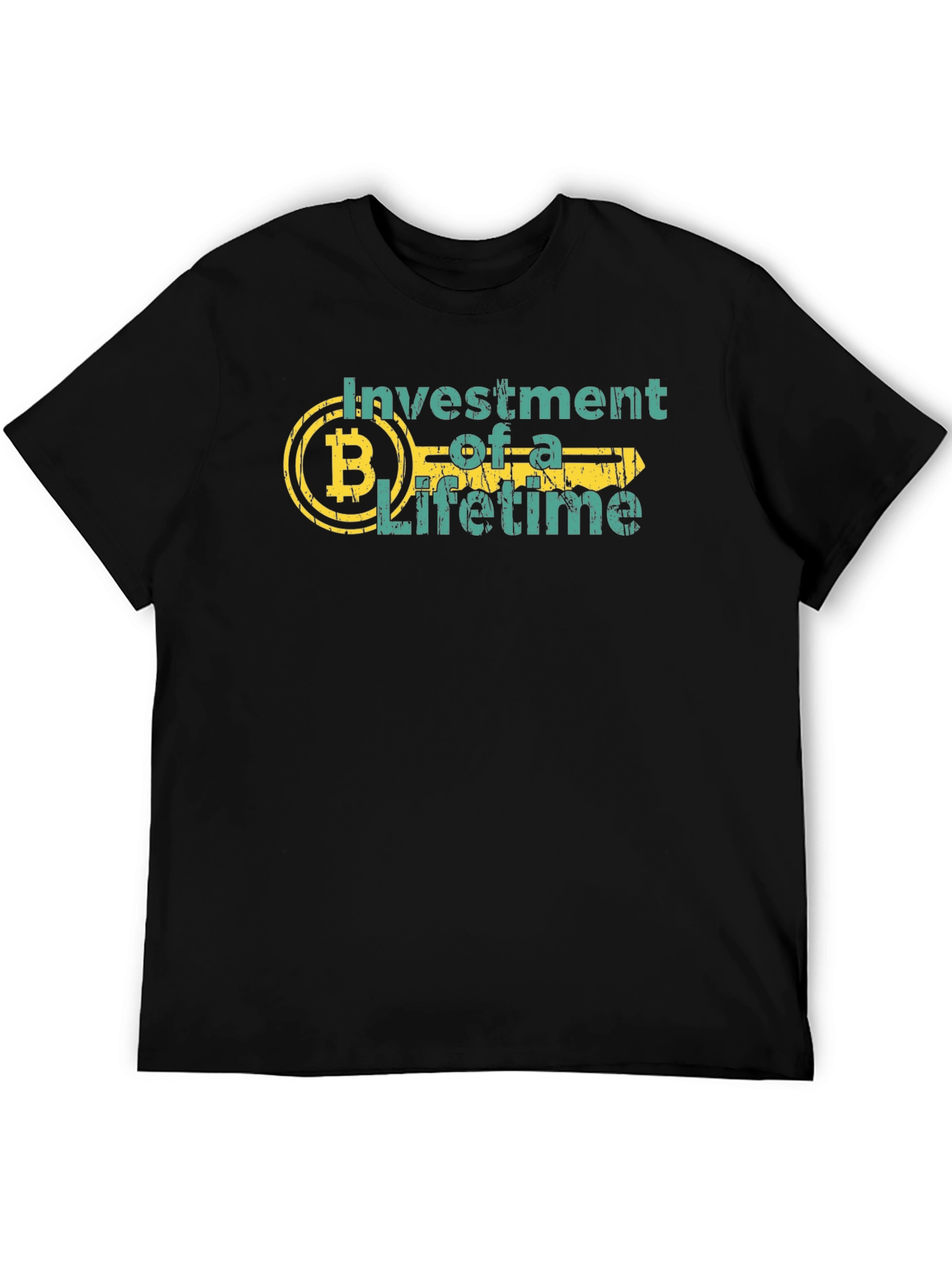 Bitcoin Investment of a Lifetime Black T-Shirt
