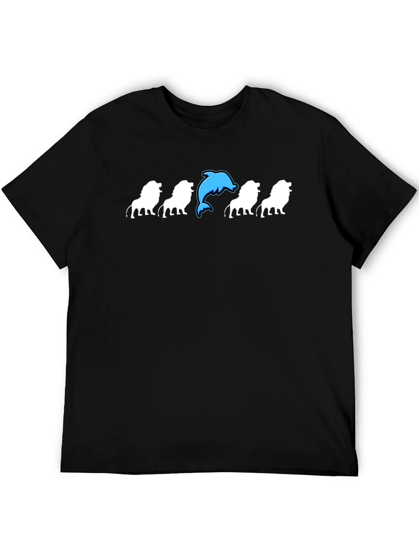 Black Graphic Tee - Be Different Design