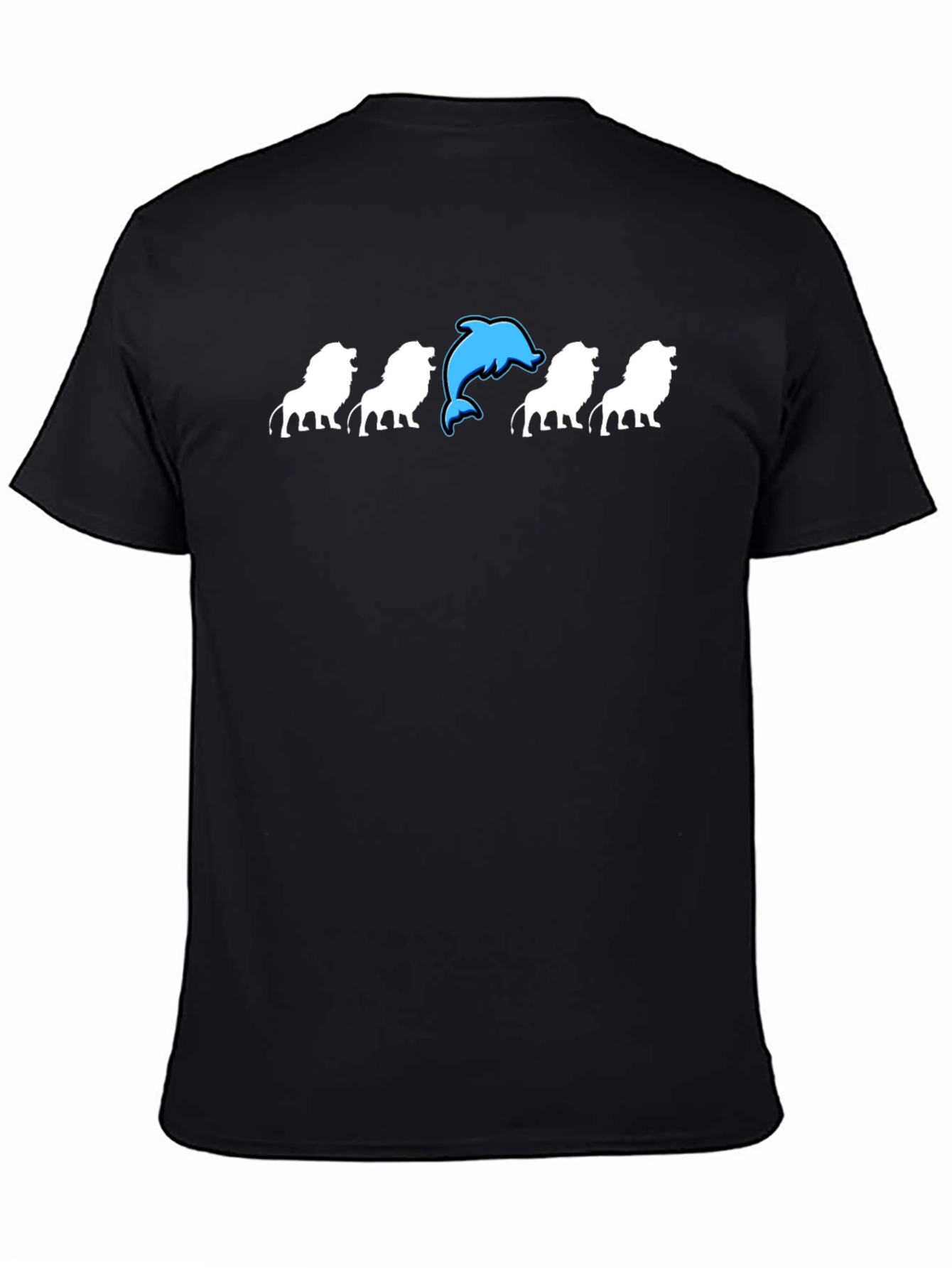 Black Graphic Tee - Be Different Design