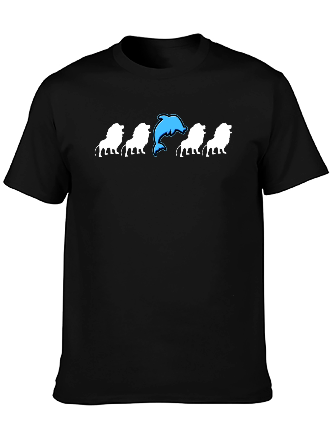 Black Graphic Tee - Be Different Design
