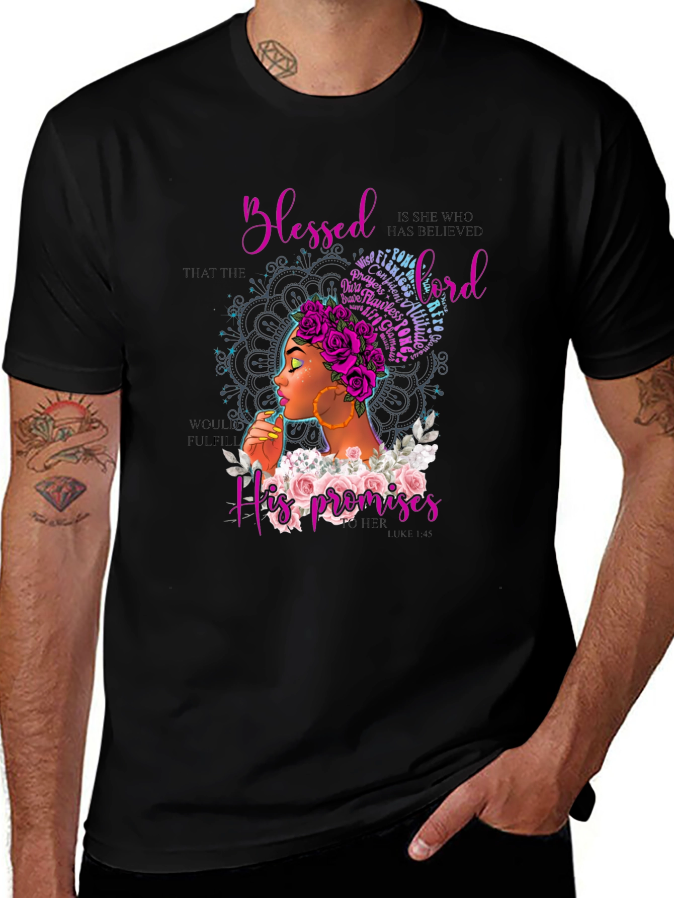 Blessed Graphic T-Shirt - Faith Based Apparel